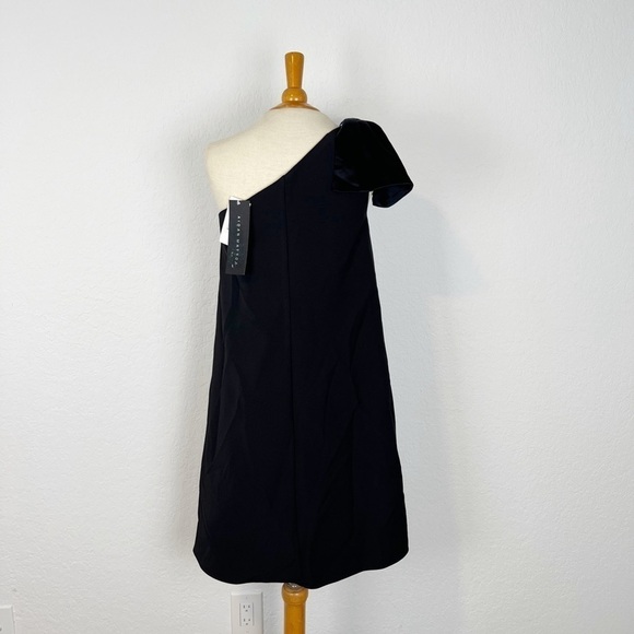 AIDAN MATTOX ONE SHOULDER MINI DRESS - Picture 3 of 10